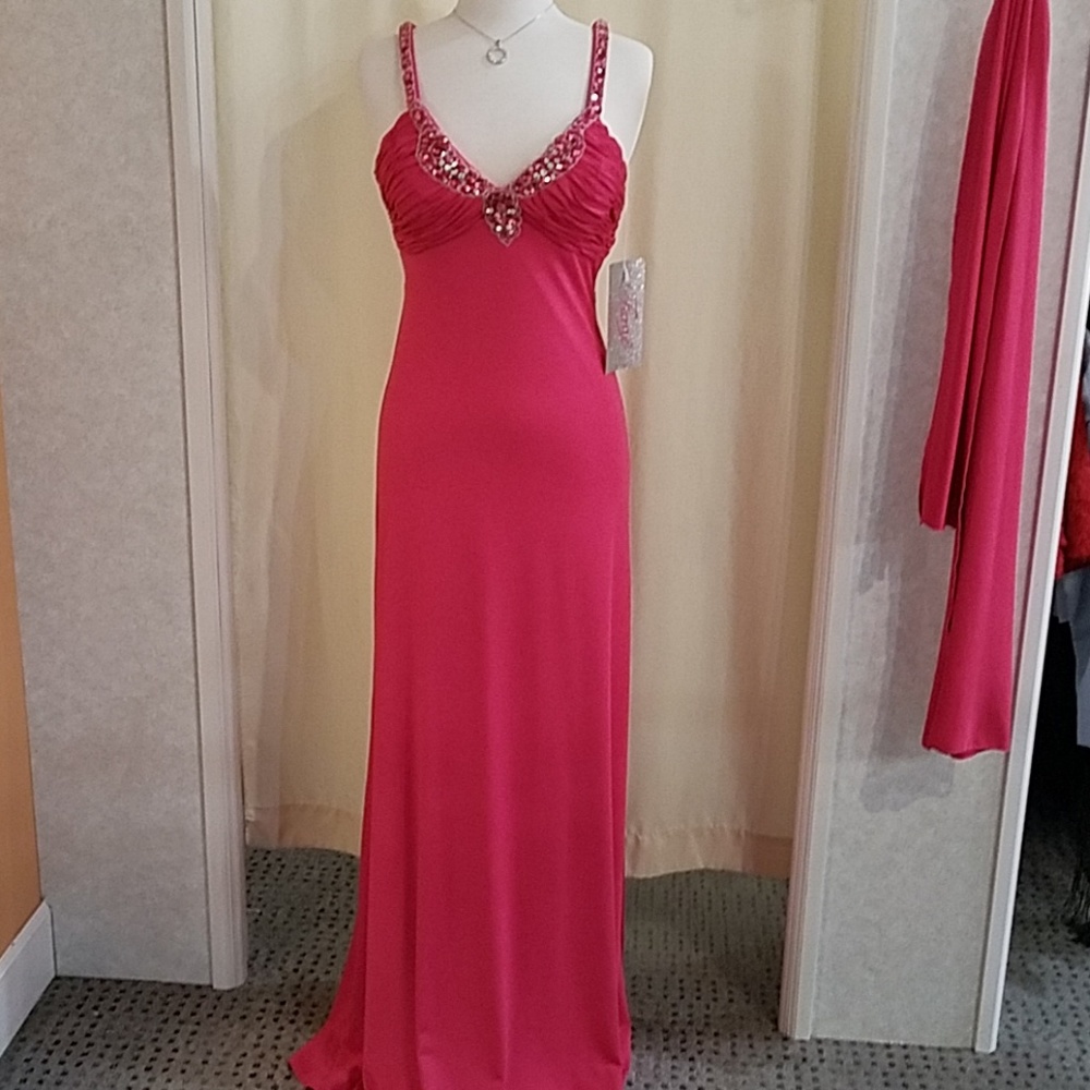 NWT Pink prom Dress size 4
